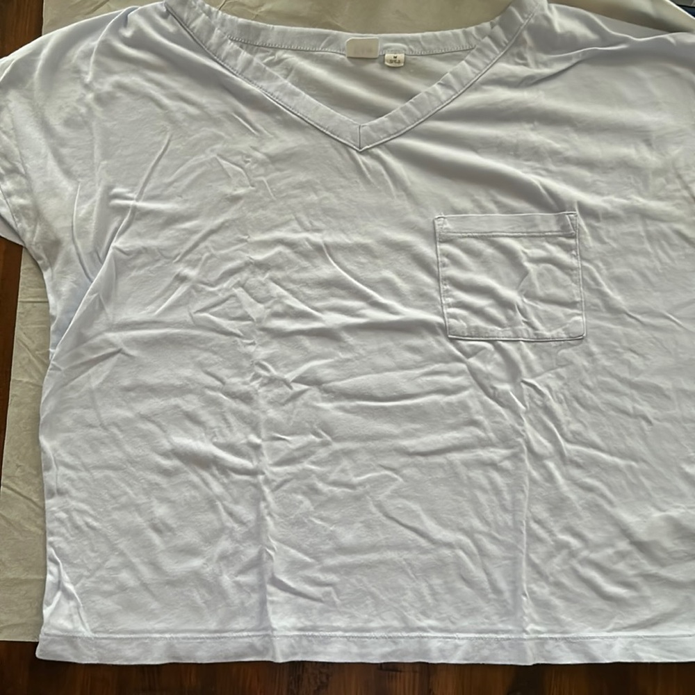 GAP Light Blue V Neck Short Sleeve Tee
